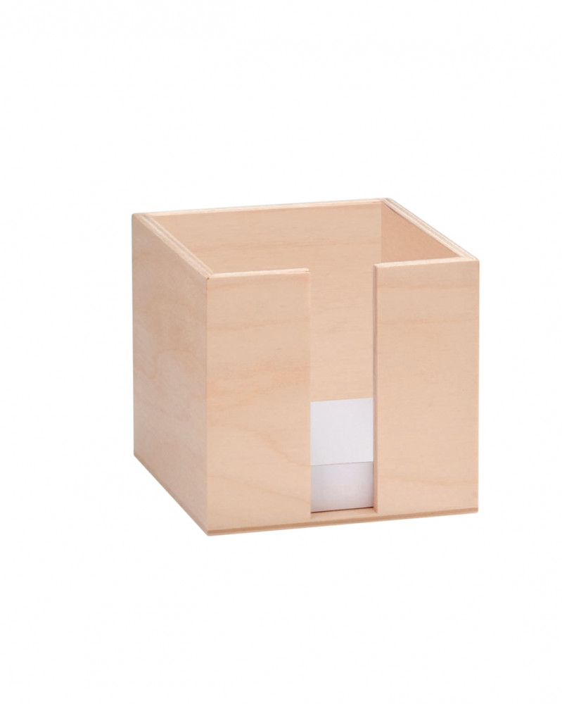 Notizzettelbox ink.inhalt 11x11x10,5cm